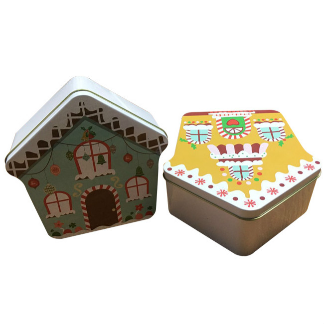 Axp-12 Christmas Cookie cans Janpan Biscuit Tin Boxes